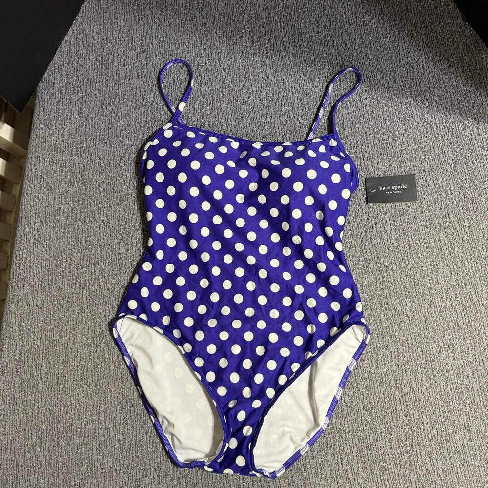 Kate Spade Scoop Neck One Piece Swimsuit